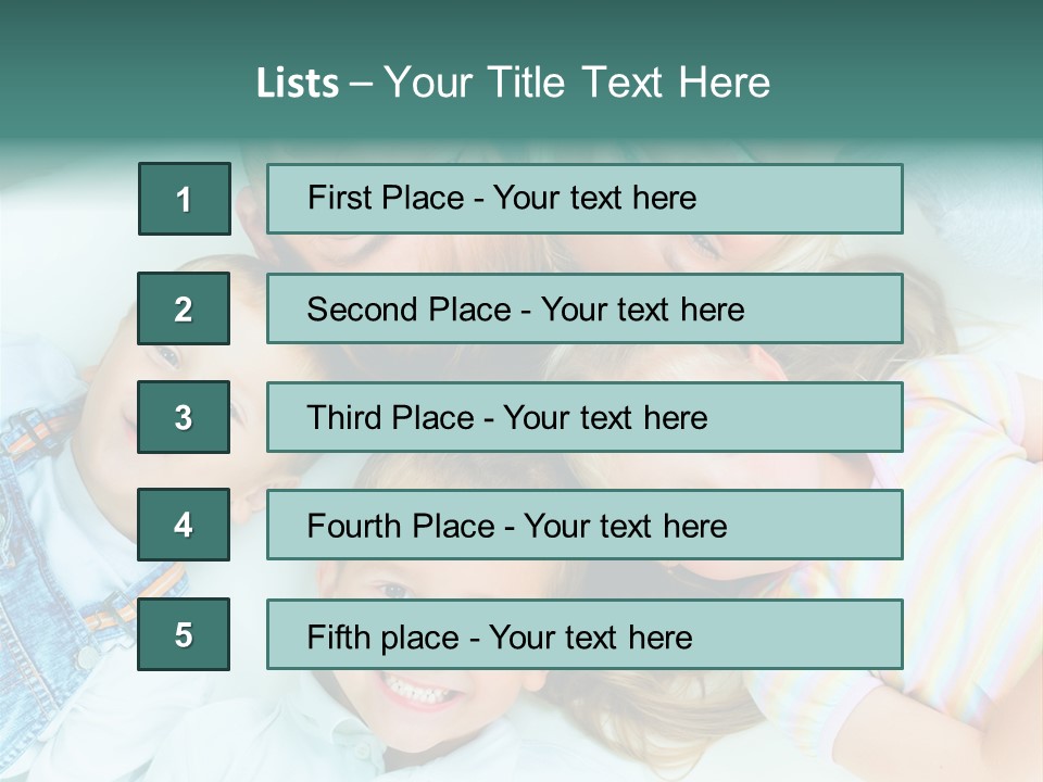 Parent Lying Big PowerPoint Template