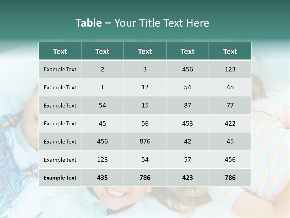 Parent Lying Big PowerPoint Template