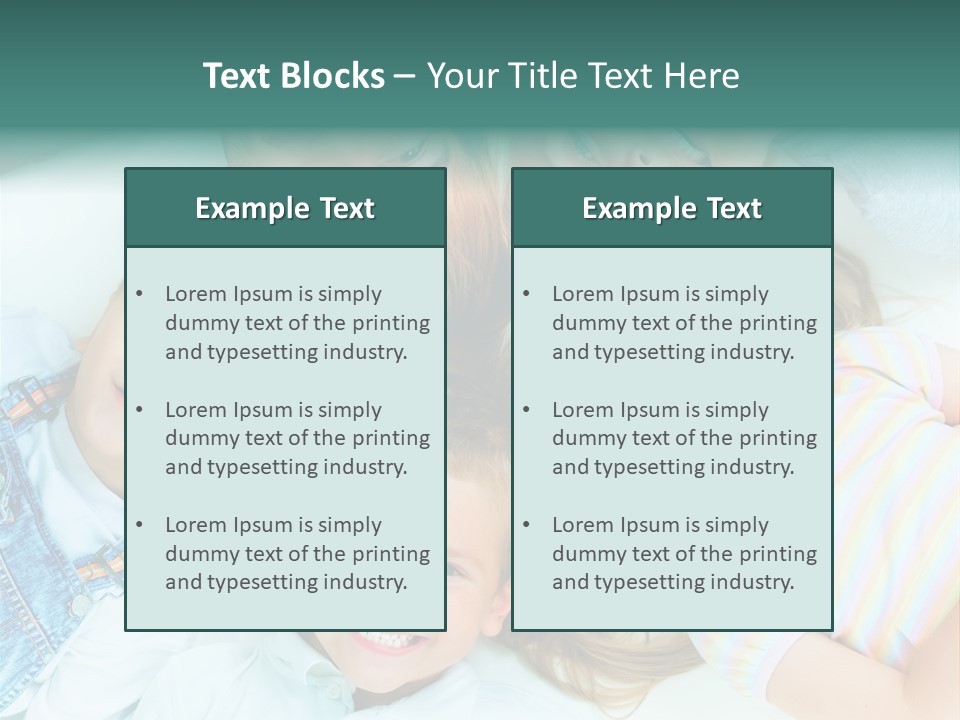 Parent Lying Big PowerPoint Template