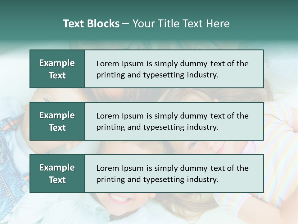 Parent Lying Big PowerPoint Template