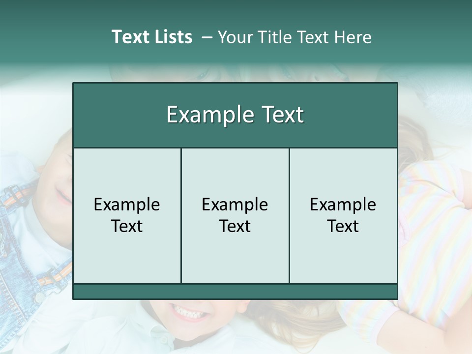 Parent Lying Big PowerPoint Template