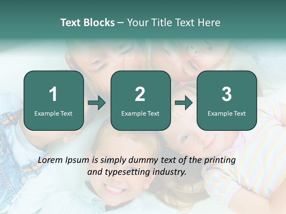 Parent Lying Big PowerPoint Template