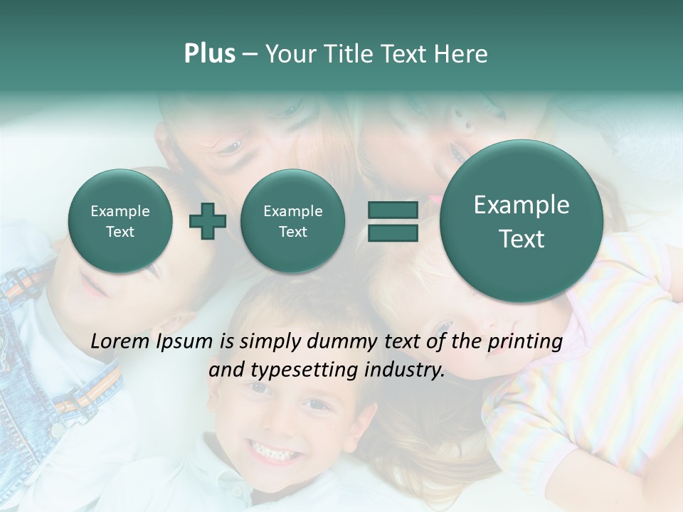 Parent Lying Big PowerPoint Template