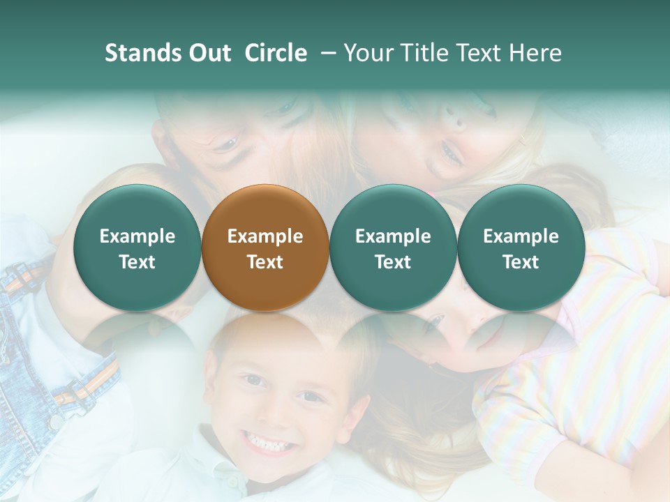 Parent Lying Big PowerPoint Template