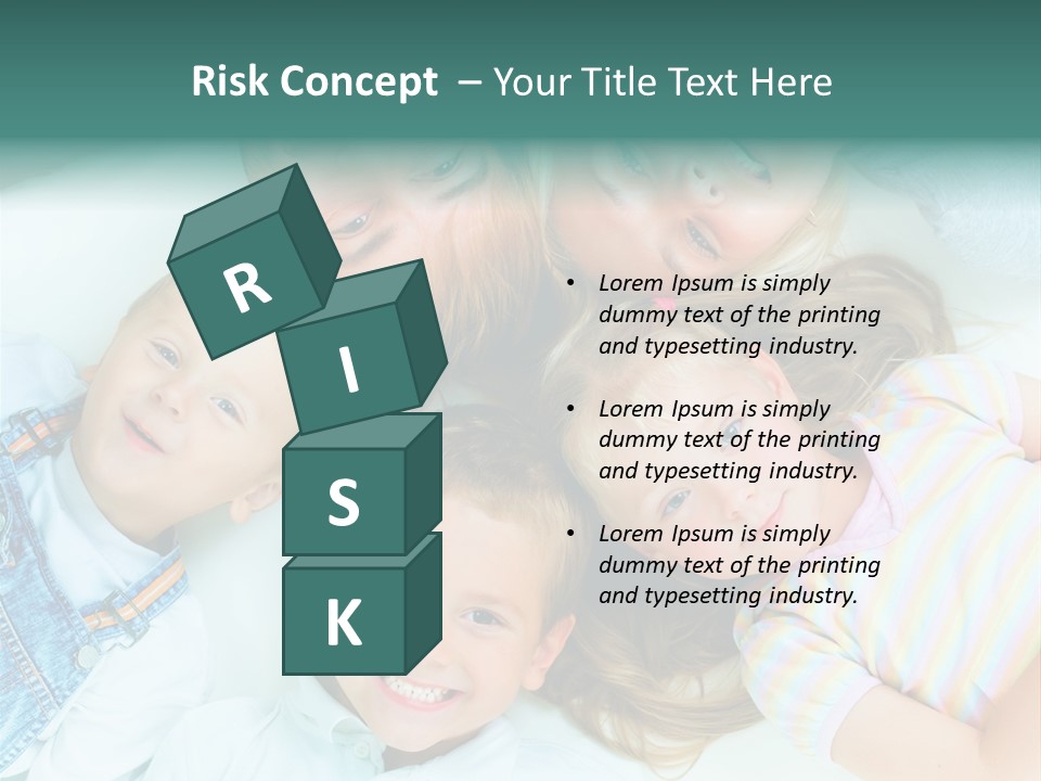 Parent Lying Big PowerPoint Template