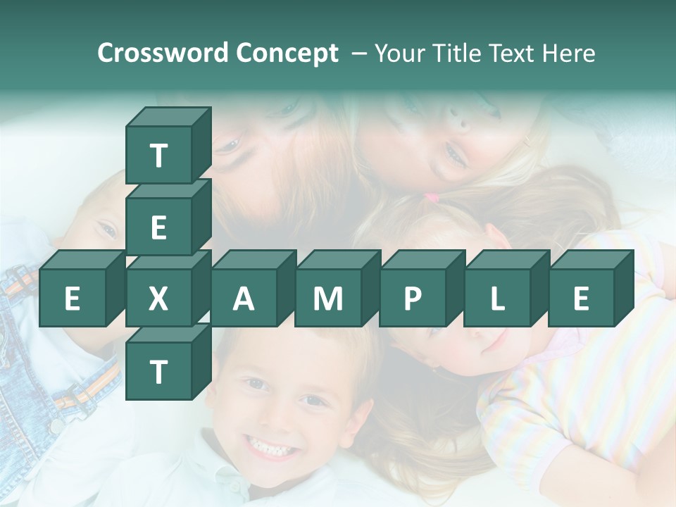 Parent Lying Big PowerPoint Template