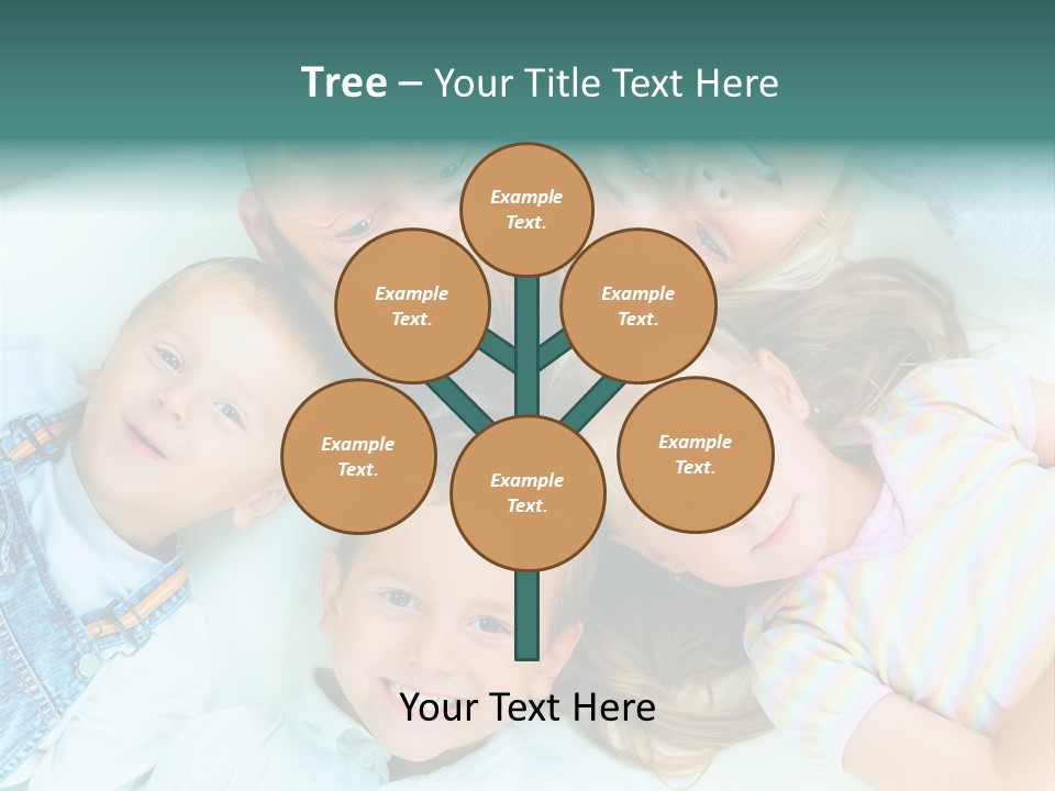 Parent Lying Big PowerPoint Template