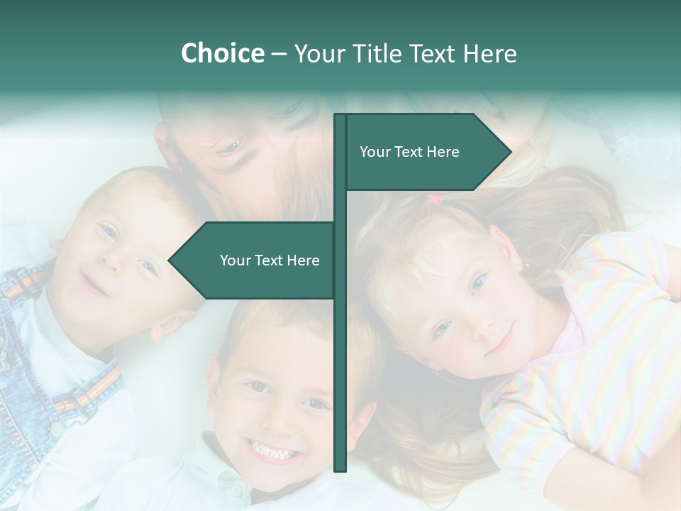 Parent Lying Big PowerPoint Template