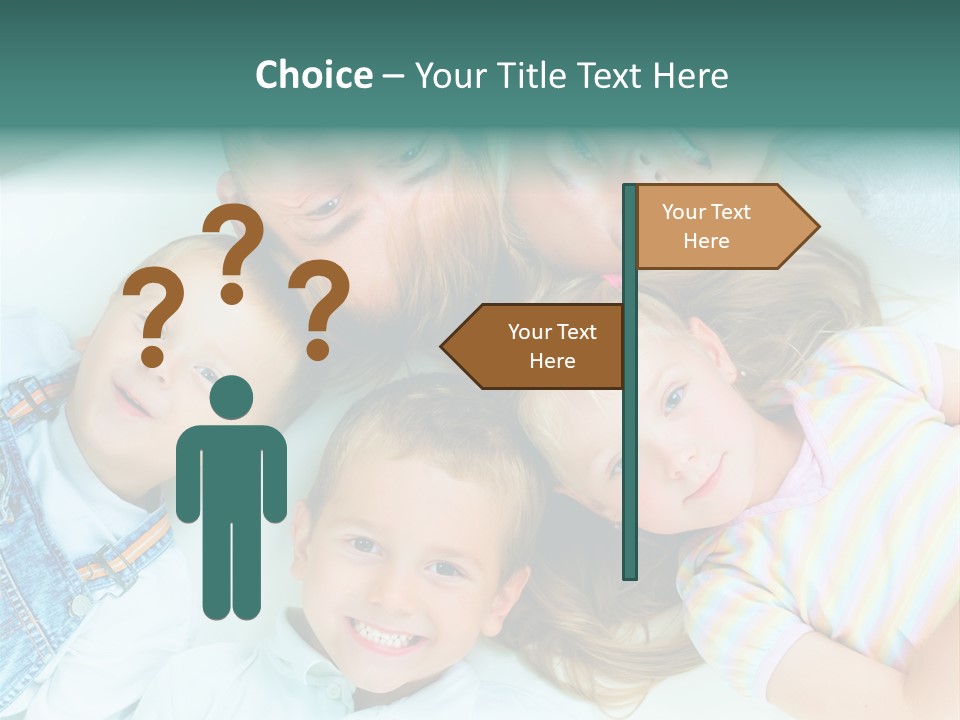 Parent Lying Big PowerPoint Template