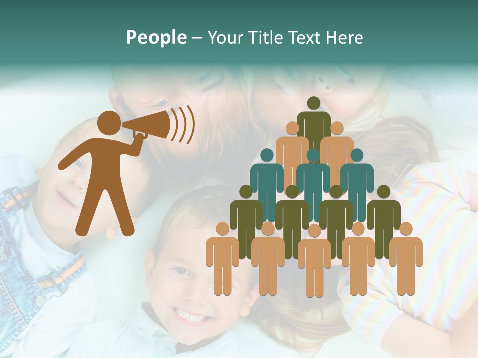 Parent Lying Big PowerPoint Template