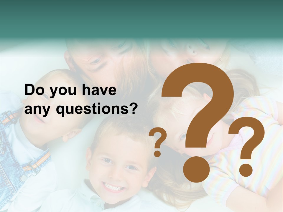 Parent Lying Big PowerPoint Template