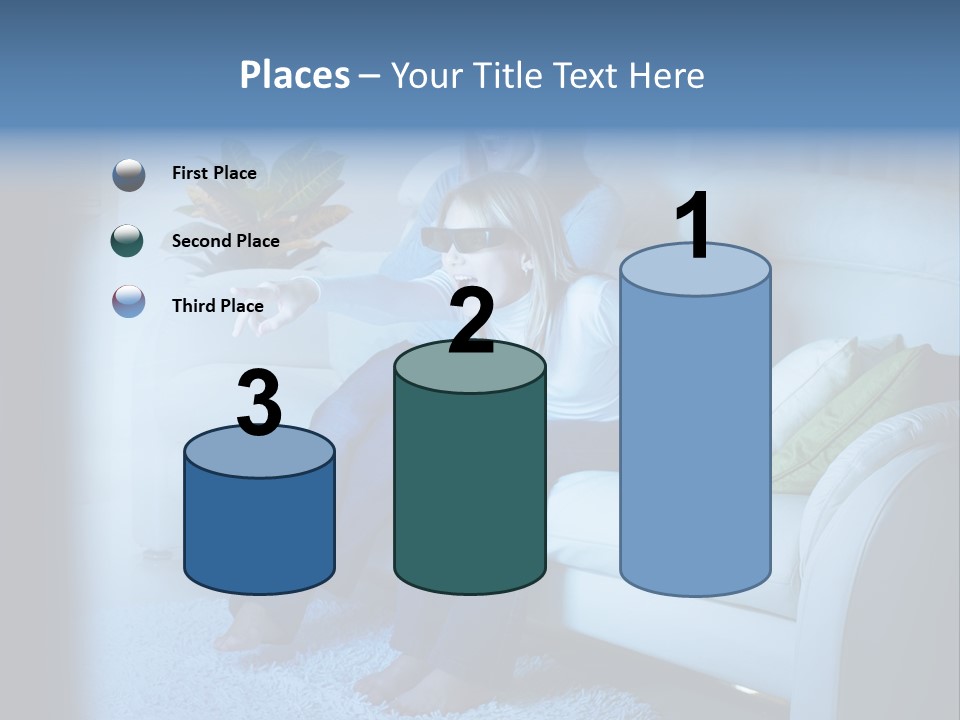 Resting Girls Daughter PowerPoint Template