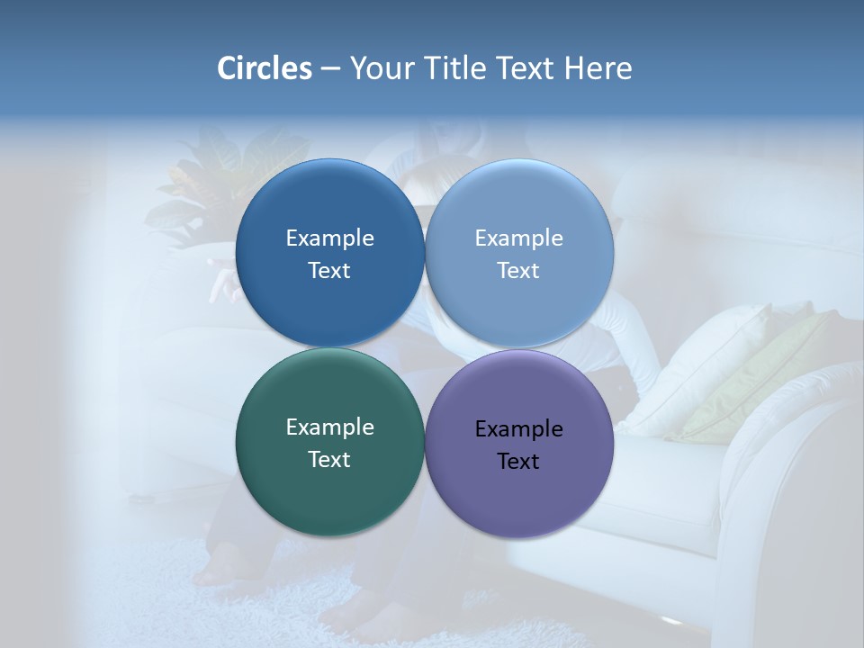 Resting Girls Daughter PowerPoint Template