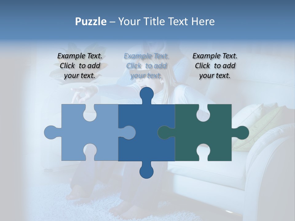 Resting Girls Daughter PowerPoint Template