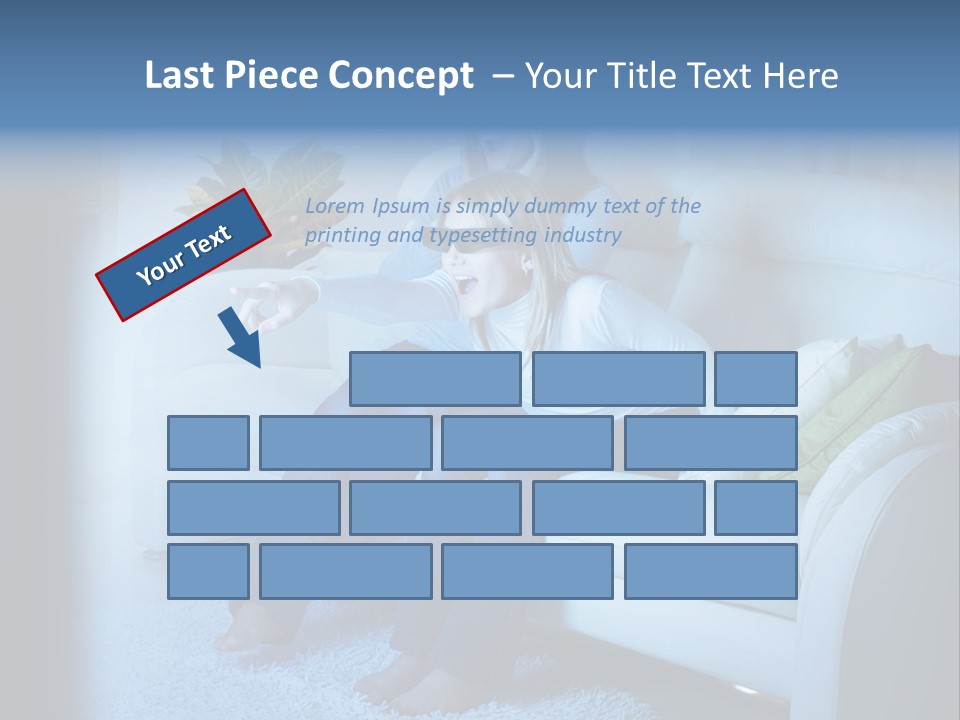 Resting Girls Daughter PowerPoint Template