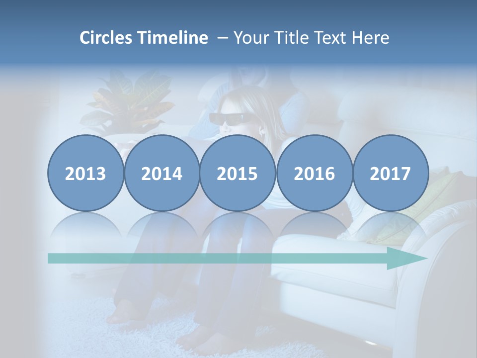 Resting Girls Daughter PowerPoint Template