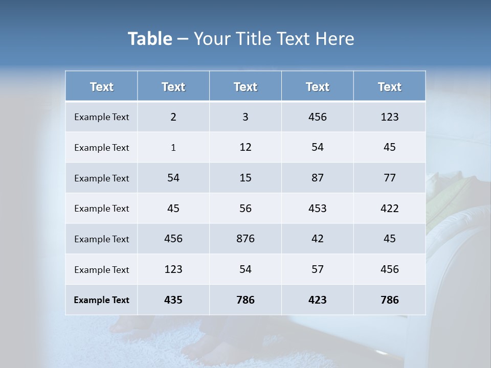 Resting Girls Daughter PowerPoint Template