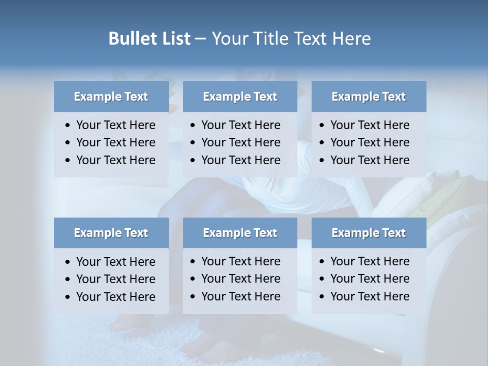 Resting Girls Daughter PowerPoint Template