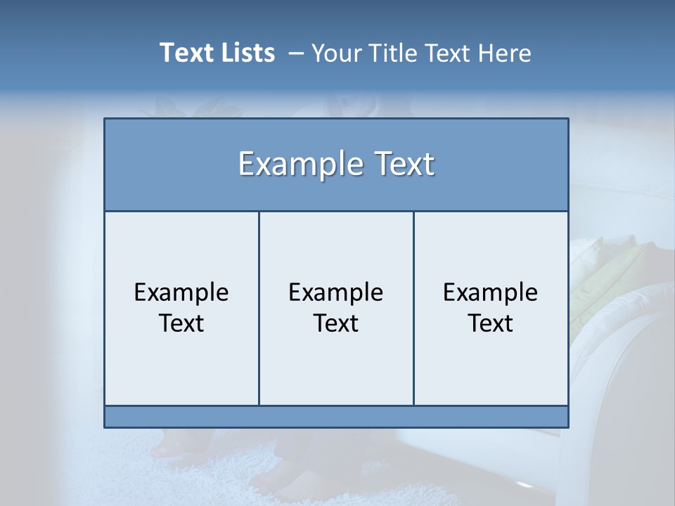 Resting Girls Daughter PowerPoint Template