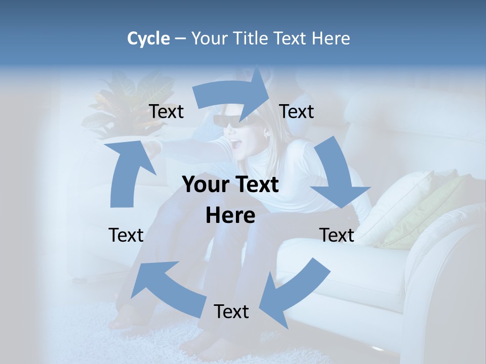 Resting Girls Daughter PowerPoint Template