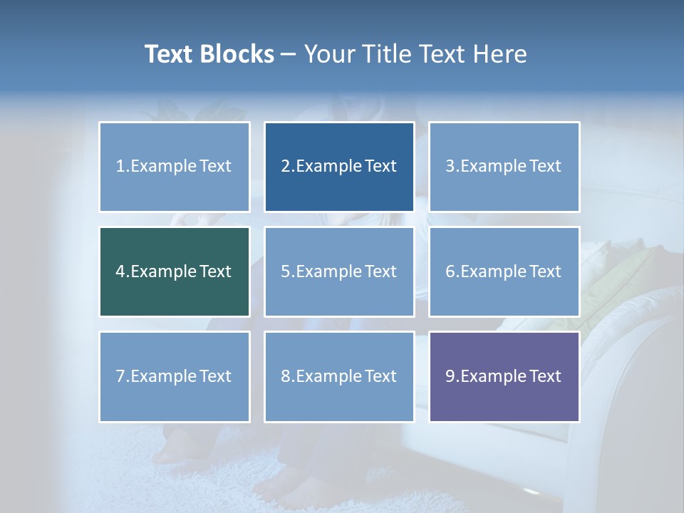 Resting Girls Daughter PowerPoint Template