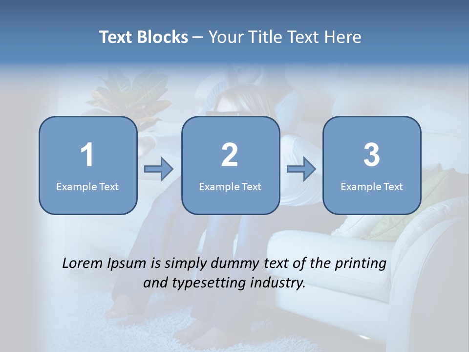 Resting Girls Daughter PowerPoint Template