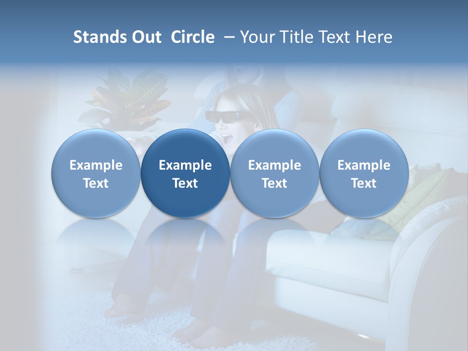 Resting Girls Daughter PowerPoint Template