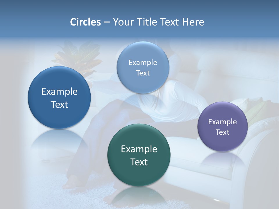 Resting Girls Daughter PowerPoint Template