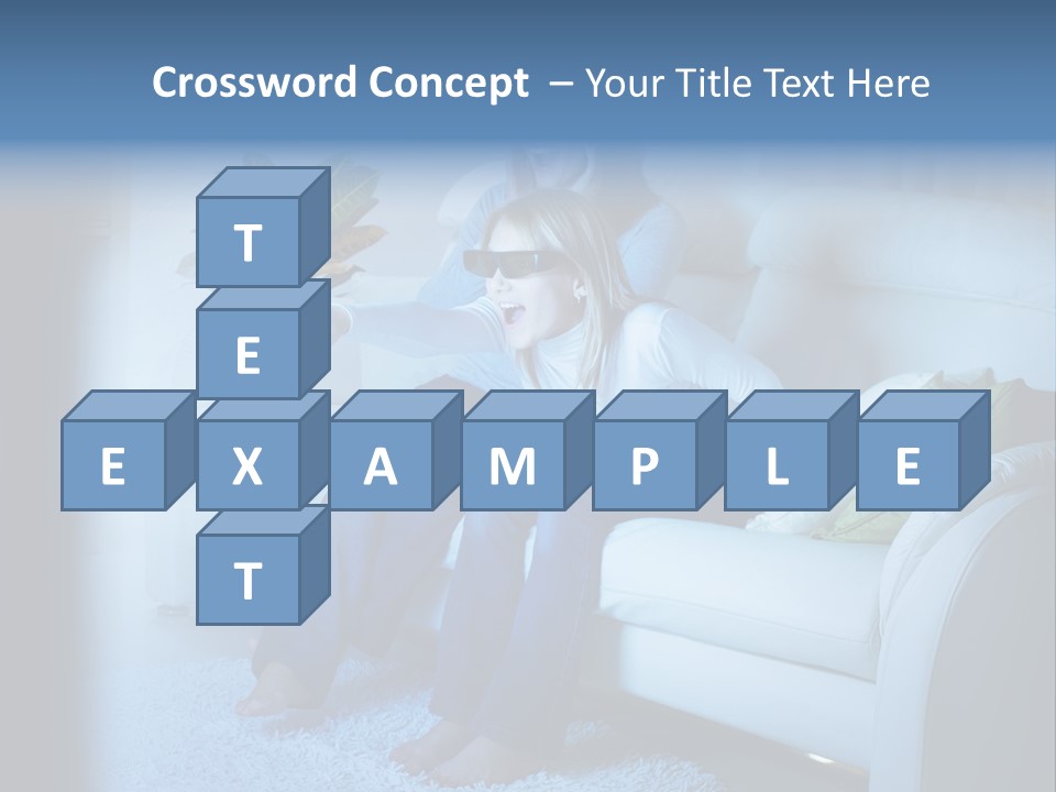 Resting Girls Daughter PowerPoint Template