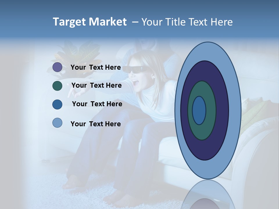 Resting Girls Daughter PowerPoint Template