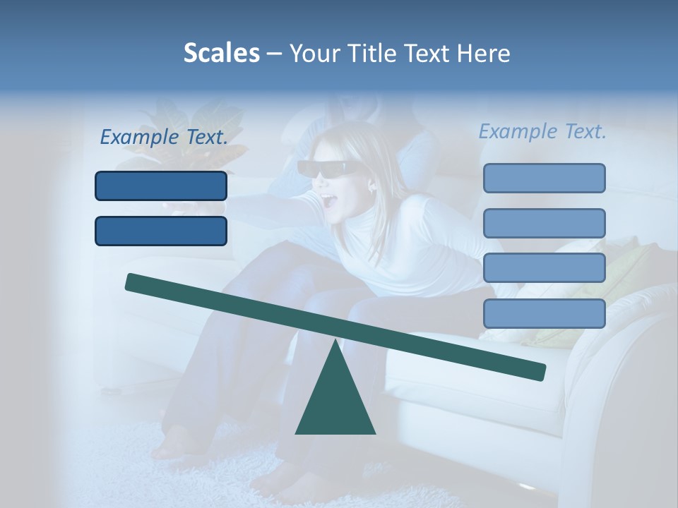 Resting Girls Daughter PowerPoint Template