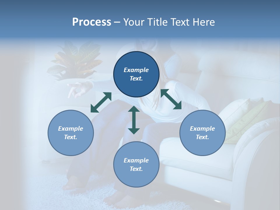 Resting Girls Daughter PowerPoint Template