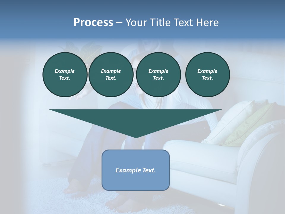 Resting Girls Daughter PowerPoint Template