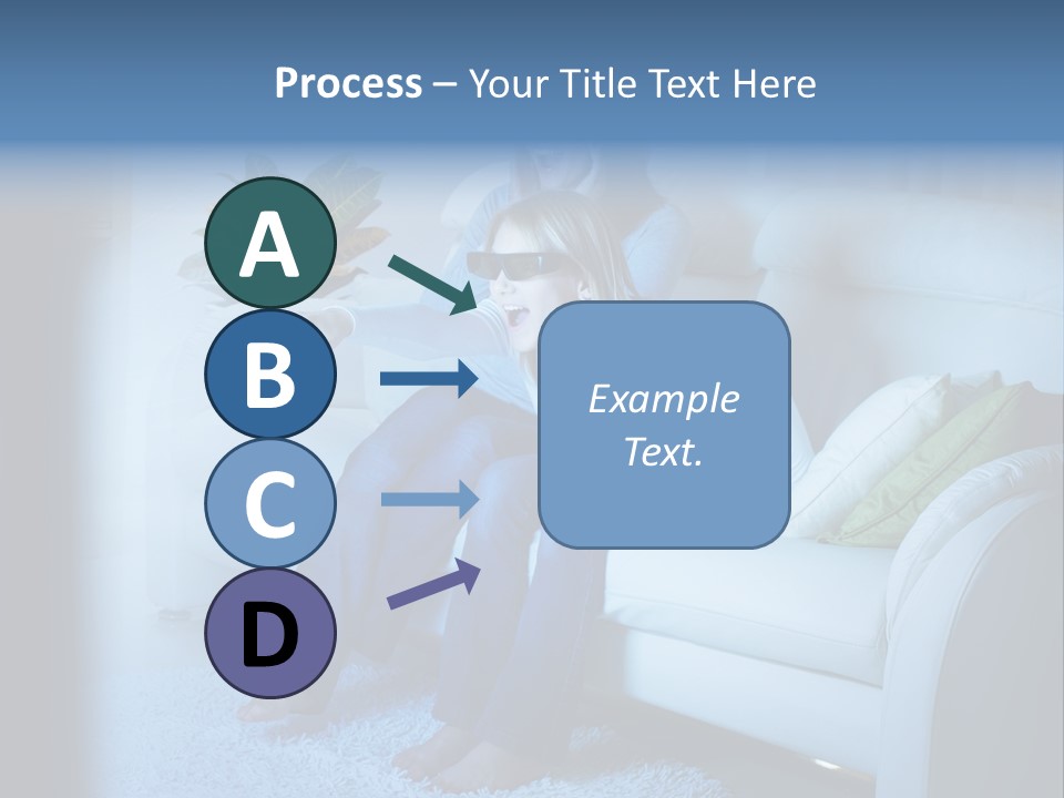 Resting Girls Daughter PowerPoint Template