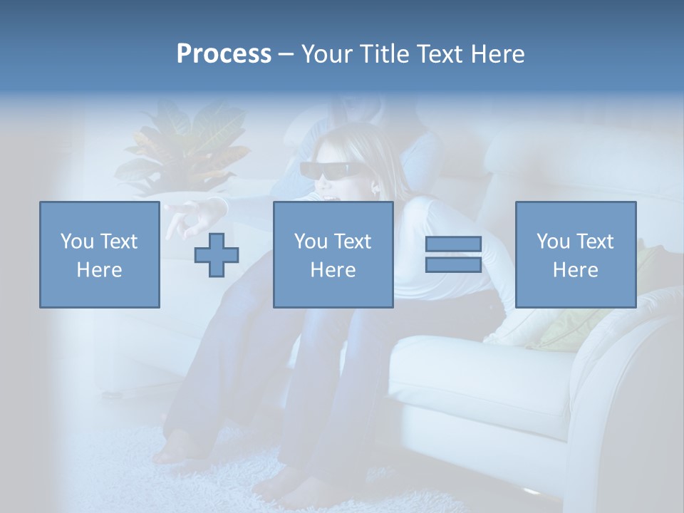 Resting Girls Daughter PowerPoint Template