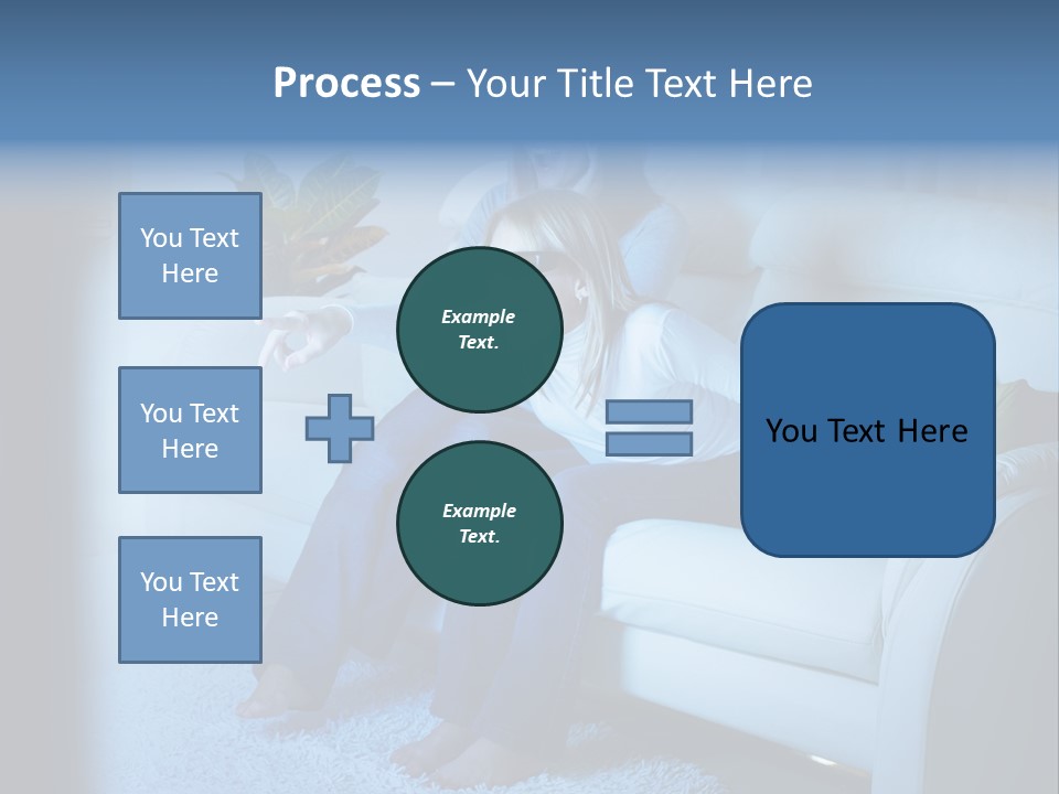 Resting Girls Daughter PowerPoint Template