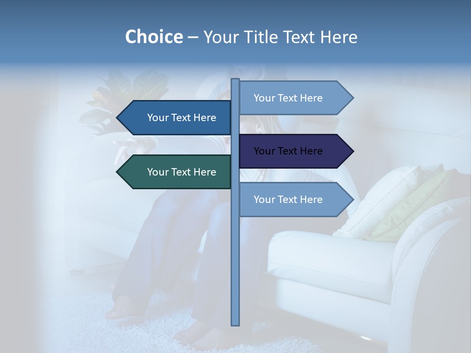 Resting Girls Daughter PowerPoint Template