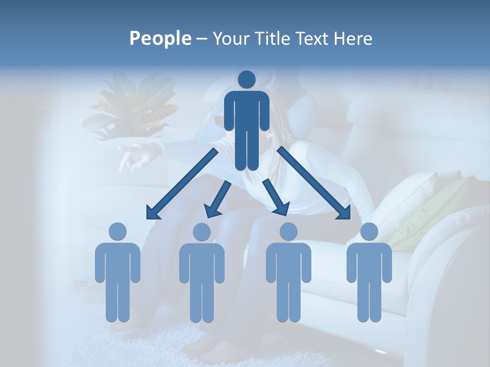 Resting Girls Daughter PowerPoint Template