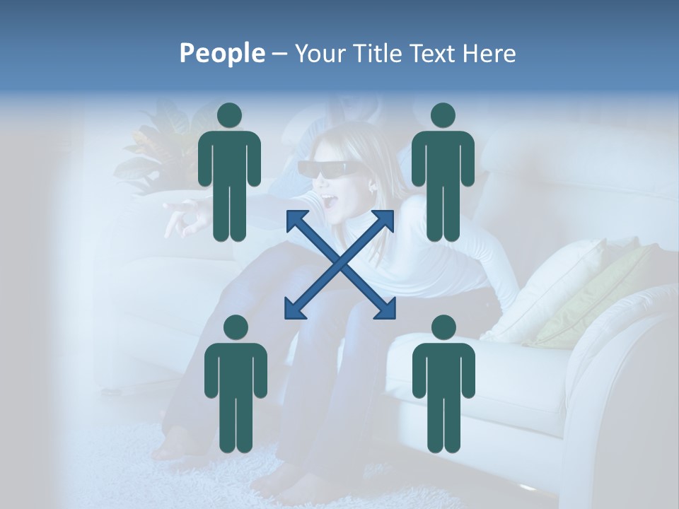 Resting Girls Daughter PowerPoint Template