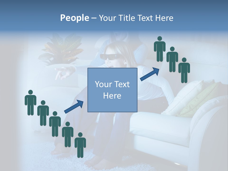 Resting Girls Daughter PowerPoint Template