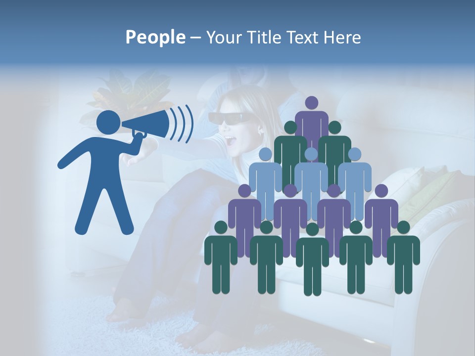 Resting Girls Daughter PowerPoint Template