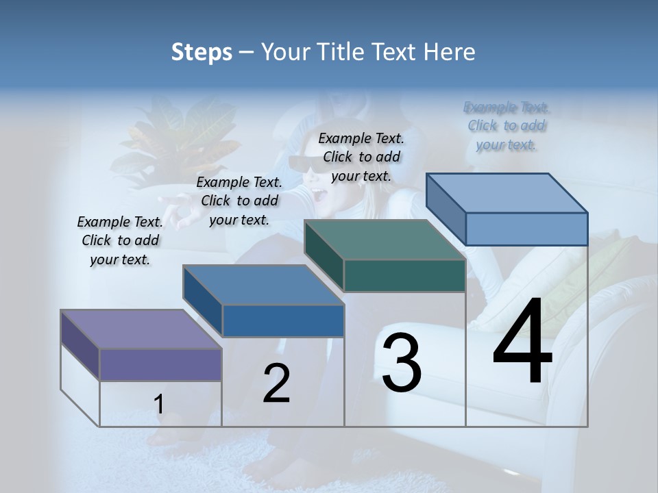 Resting Girls Daughter PowerPoint Template