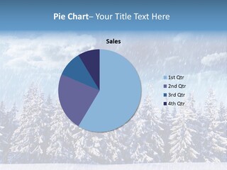 Weather Fir Hoarfrost PowerPoint Template