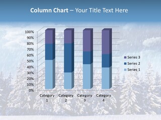 Weather Fir Hoarfrost PowerPoint Template