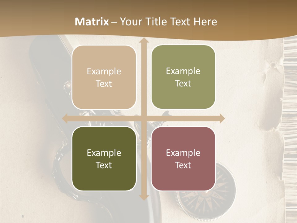 Hiking Old Topography PowerPoint Template