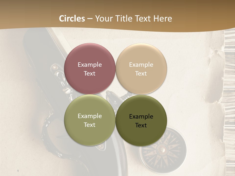 Hiking Old Topography PowerPoint Template