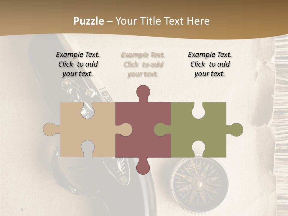 Hiking Old Topography PowerPoint Template