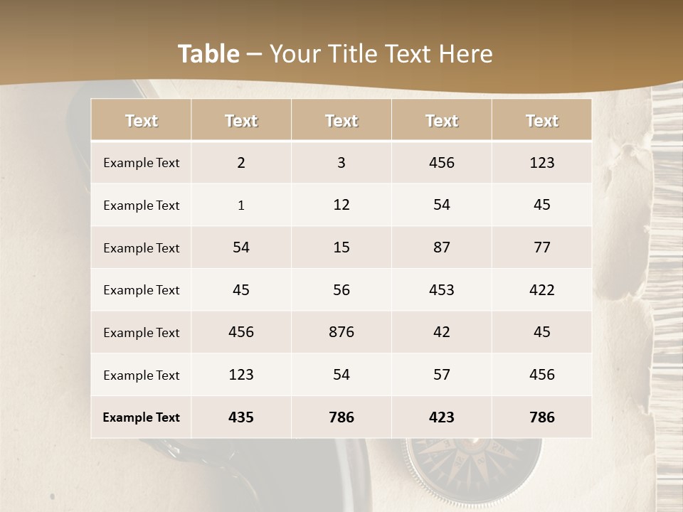 Hiking Old Topography PowerPoint Template