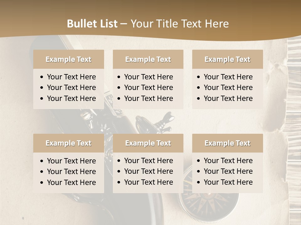 Hiking Old Topography PowerPoint Template