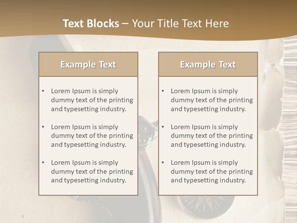 Hiking Old Topography PowerPoint Template